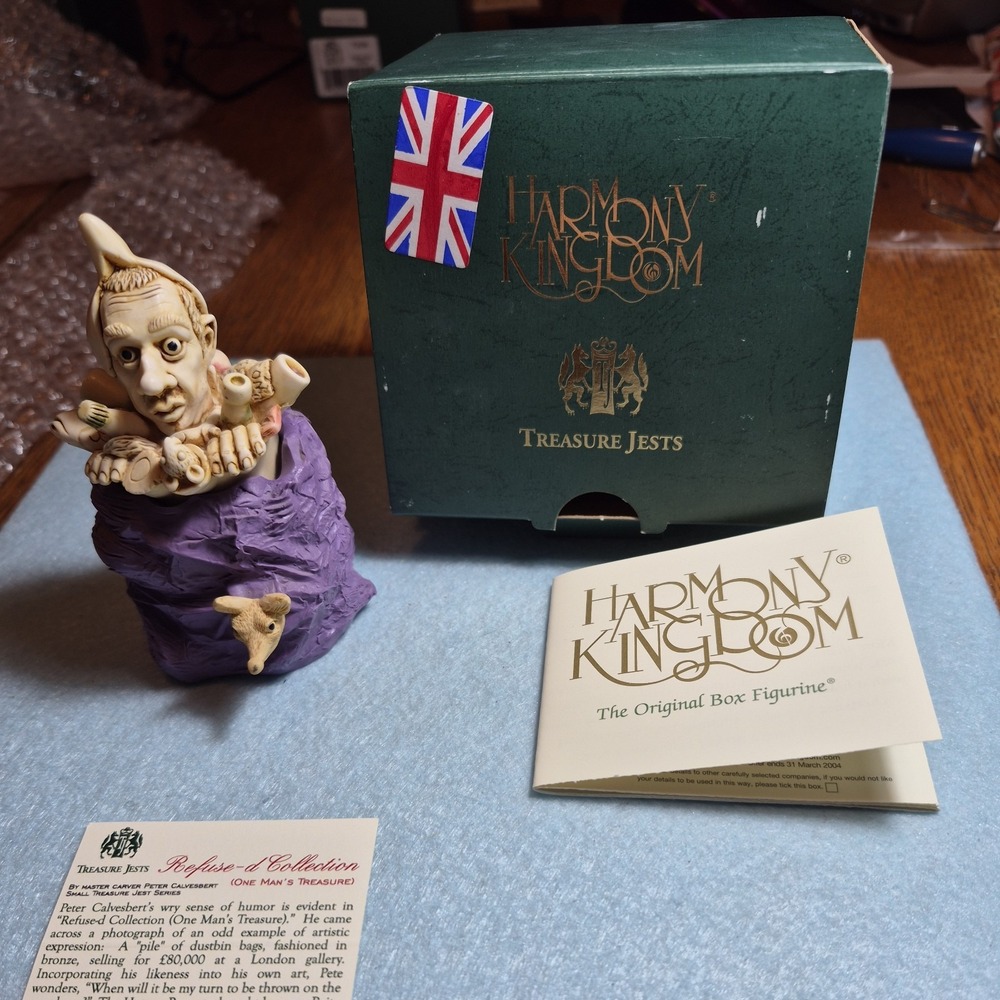 Harmony Kingdom Refuse-d Collection UK Made Box Figurine purple tjev04mt-8